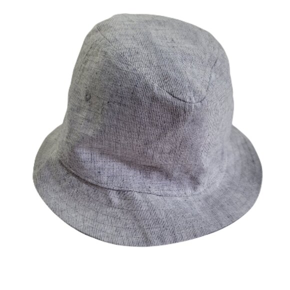 Goorin Bros Plaid Fedora Hat Linen Cotton Sz M - Picture 4 of 10